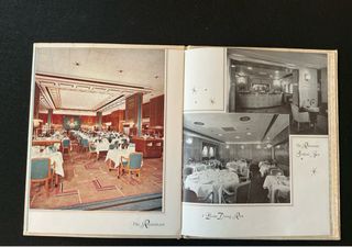 Menù R.M.S. Queen Elizabeth anni '60