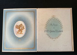 Menù R.M.S. Queen Elizabeth anni '60