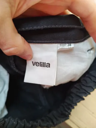 Pantalón multibolsillos VELILLA negro 38