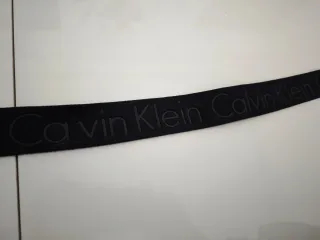 Cinturón Calvin Klein Negro sin Hebilla