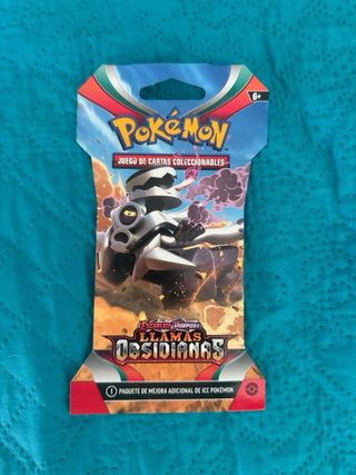 Sobres Pokémon Paradox Rift y Llamas Obsidianas y