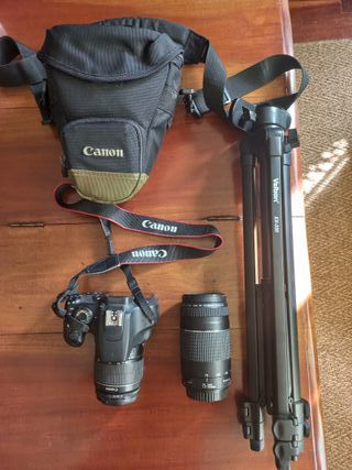Cámara Canon EOS Rebel T5 + Lentes