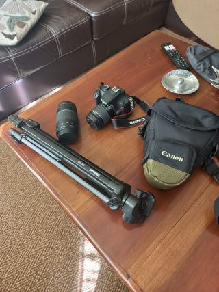 Cámara Canon EOS Rebel T5 + Lentes