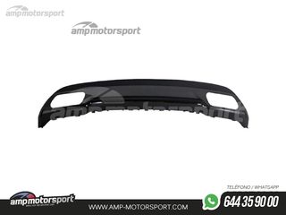 DIFUSOR TRASERO MERCEDES CLASE A W176 LOOK A45 AMG