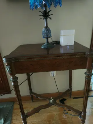 Mesa de juego antigua francesa