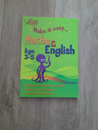 Maths & English book 3-5 libro mates y inglés