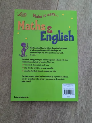 Maths & English book 3-5 libro mates y inglés