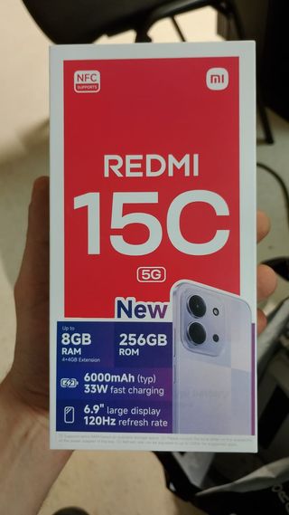 Redmi 15C 5G 256GB Nuevo