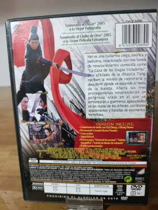 DVD La Casa de las Dagas Voladoras