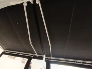 Toldos verticales de exterior en Málaga.