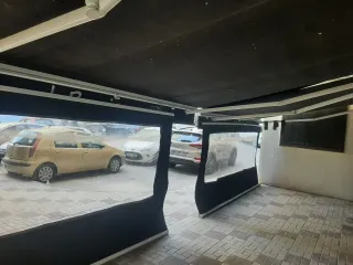 Toldos verticales de exterior en Málaga.