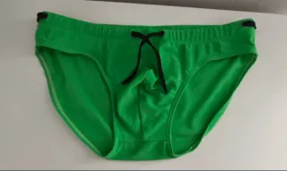 Bañador verde hombre