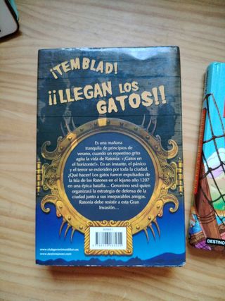 Tres libros de Geronimo Stilton