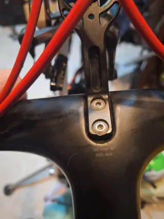 Manillar Carbono Black Inc 40x120