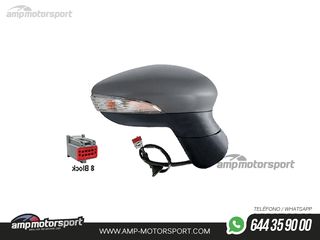 RETROVISOR COMPLETO DERECHO PARA FORD FIESTA MK7