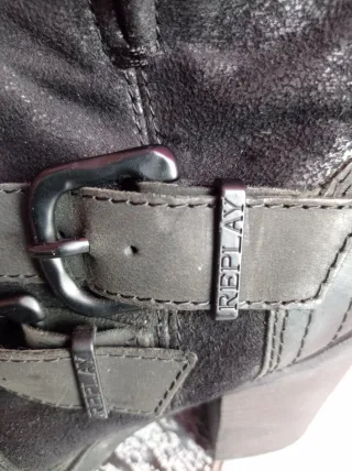 Botines Replay Negros Mujer