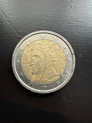 Moneda 2 Euros Italia 2002