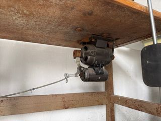 Máquina de coser industrial antigua