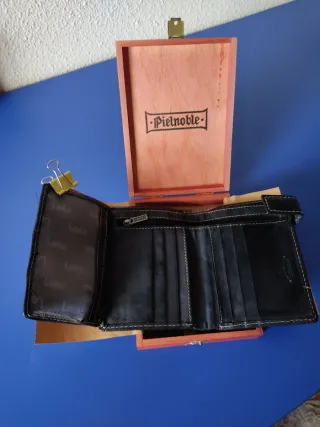 Cartera Pielnoble Hombre Negra