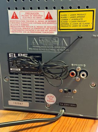 Equipo Música ELBE CD/MP3/Cassette