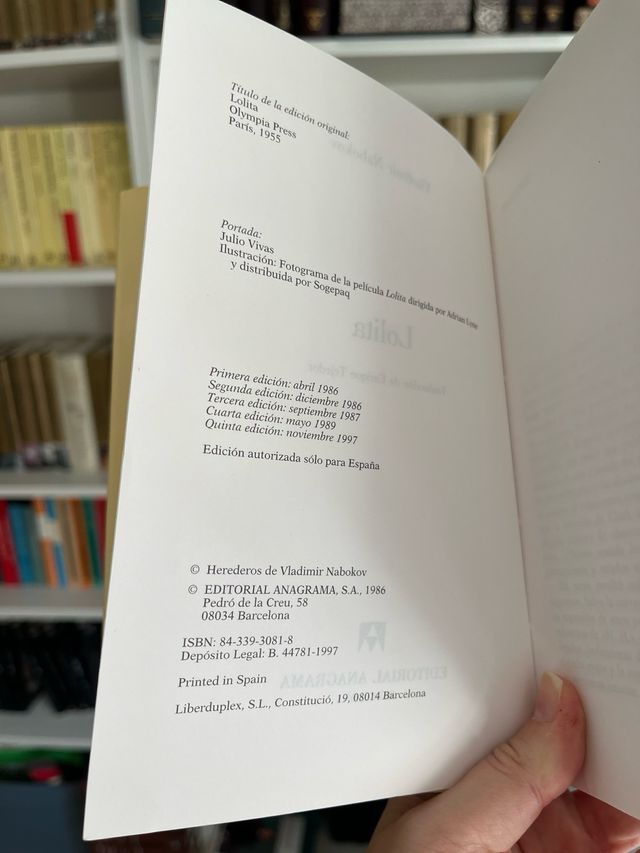 Lolita. Vladimir Nabokov