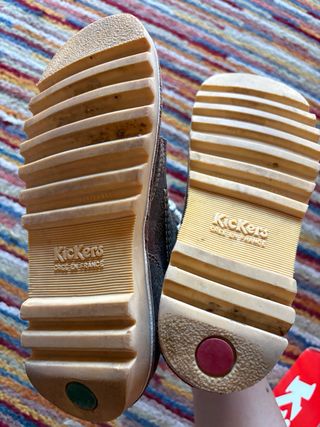 Botas Kickers pie 37 marrones