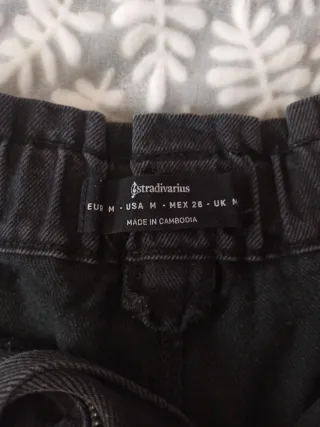 Pantalones cortos vaqueros negros