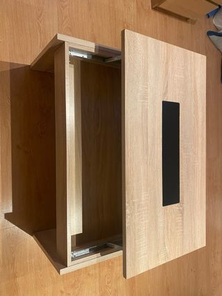 Mesa de centro abatible madera