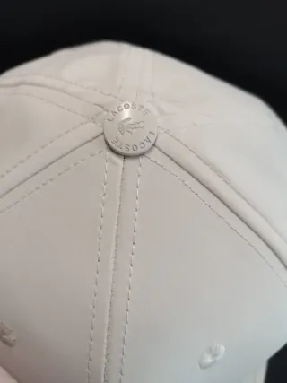 Gorra Lacoste Blanca Talla Única