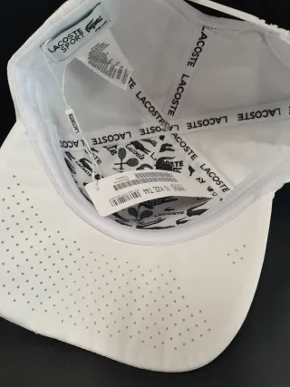 Gorra Lacoste Blanca Talla Única