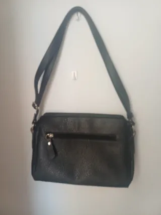 Bolso de Hombro piel Torrens Negro y Blanco