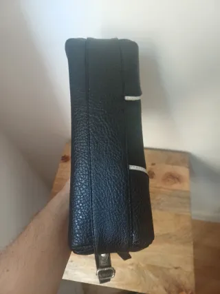 Bolso de Hombro piel Torrens Negro y Blanco