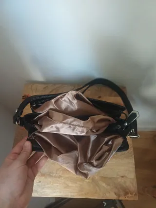 Bolso de Hombro piel Torrens Negro y Blanco