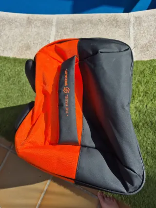 Bolsa de pádel naranja y gris