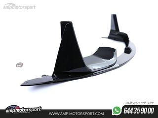 SPOILER DELANTERO LOOK M-PERFORMANCE PARA BMW M3 F80 M4 F82/83 NEGRO BRILLO