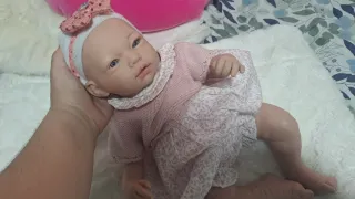 Precioso vestido rosa para bebé