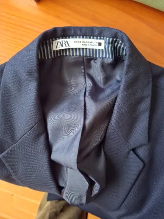 Traje hombre azul Zara Talla 40