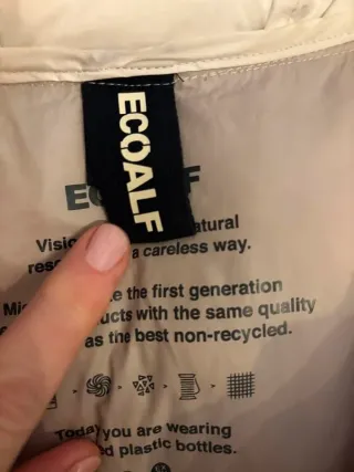 Chaleco Ecoalf Relleno Vegano Talla XS