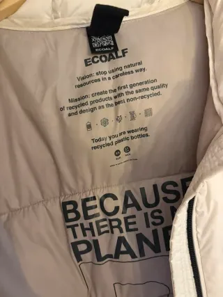 Chaleco Ecoalf Relleno Vegano Talla XS