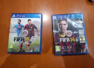 Juegos PS4 FIFA 14 y FIFA 15
