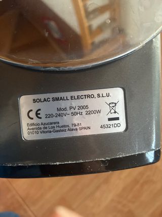 Plancha Solac Easy-care 2400W