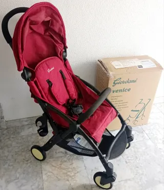 Silla de paseo Giordani Venice granate