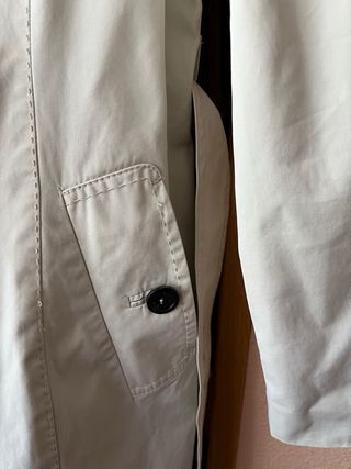 Gabardina Zara Algodón T. L