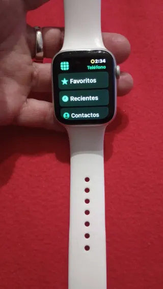 Apple Watch Serie 5 44mm Plata/Blanco