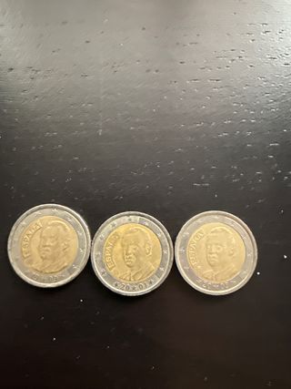 Monedas 2 Euros España Juan Carlos I