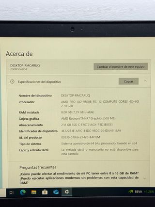 Lenovo ThinkPad A475 AMD PRO A12 / 8Gb / 256Gb