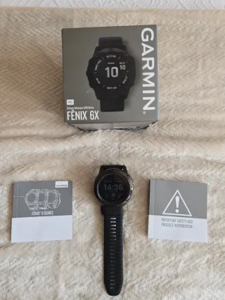 Garmin Fenix 6X Pro Smartwatch Negro