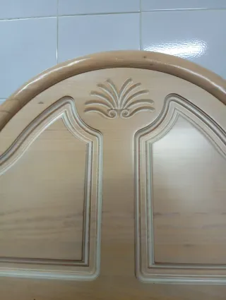 Cama madera maciza + somier