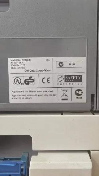 Impresora Láser OKI B410D