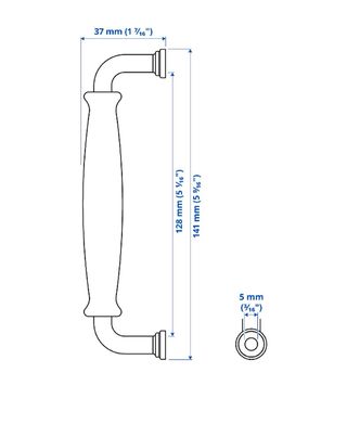 Maniglie per porte in ceramica e metallo